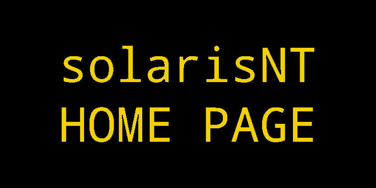 solarisNT HOME PAGE